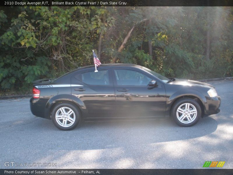 Brilliant Black Crystal Pearl / Dark Slate Gray 2010 Dodge Avenger R/T