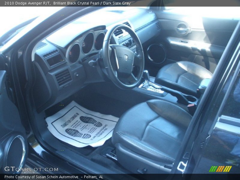 Brilliant Black Crystal Pearl / Dark Slate Gray 2010 Dodge Avenger R/T