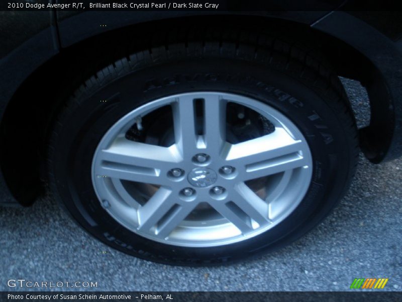 Brilliant Black Crystal Pearl / Dark Slate Gray 2010 Dodge Avenger R/T