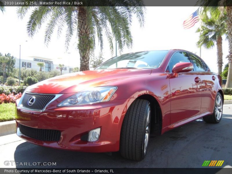  2010 IS 250 Matador Red Mica