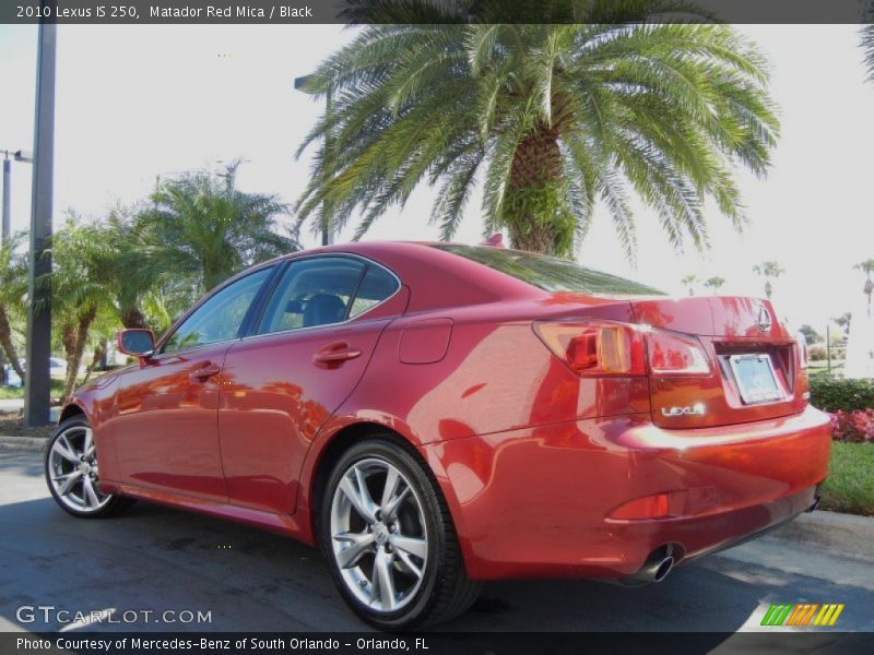  2010 IS 250 Matador Red Mica