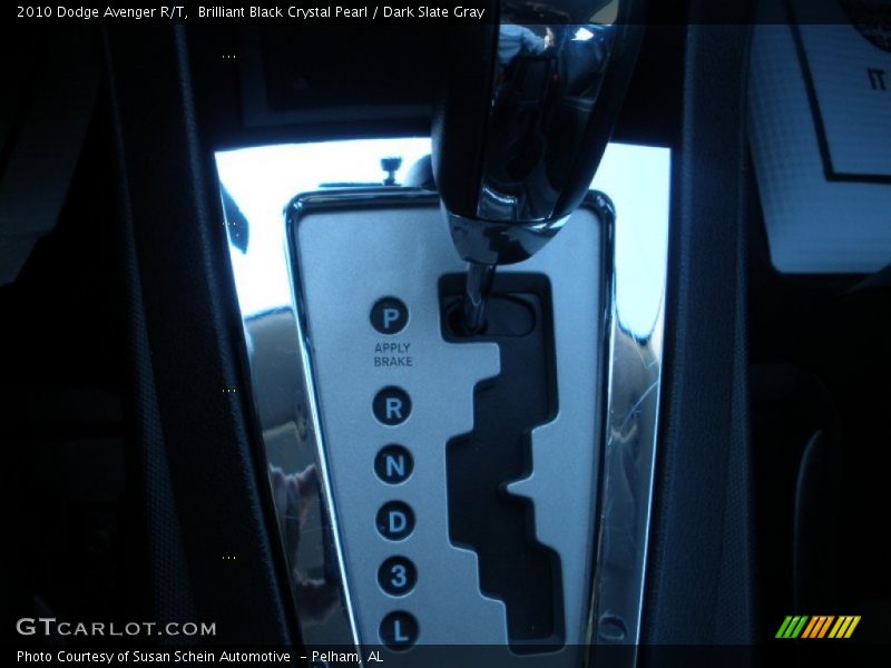 Brilliant Black Crystal Pearl / Dark Slate Gray 2010 Dodge Avenger R/T