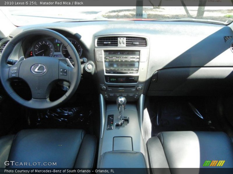 Dashboard of 2010 IS 250