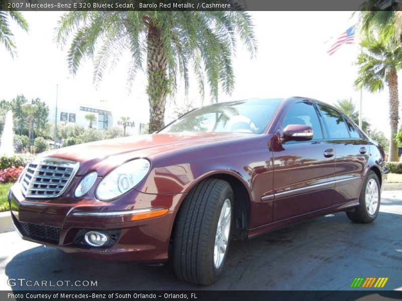 Barolo Red Metallic / Cashmere 2007 Mercedes-Benz E 320 Bluetec Sedan