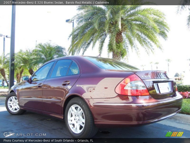 Barolo Red Metallic / Cashmere 2007 Mercedes-Benz E 320 Bluetec Sedan