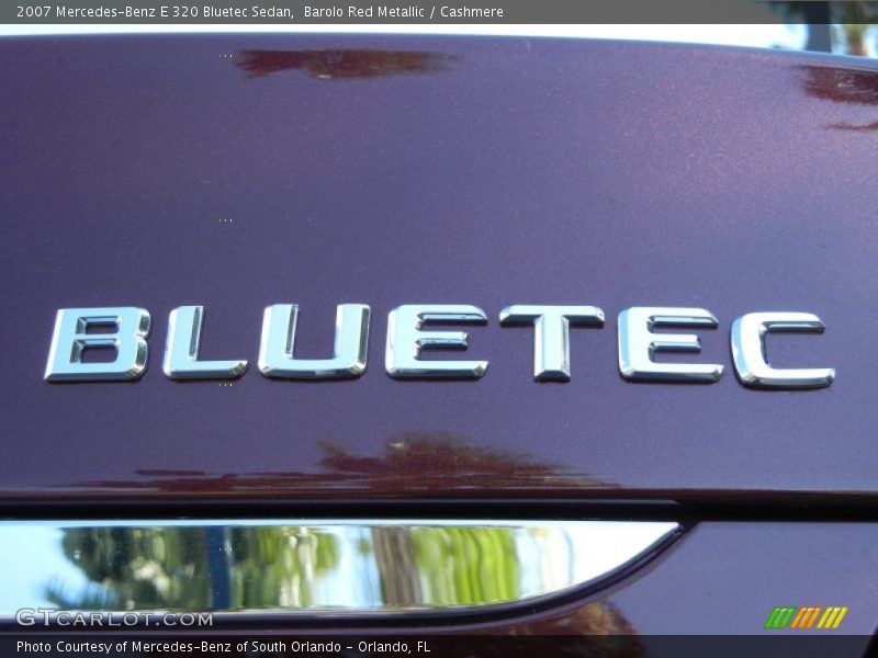 Barolo Red Metallic / Cashmere 2007 Mercedes-Benz E 320 Bluetec Sedan