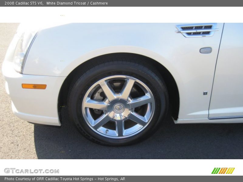 White Diamond Tricoat / Cashmere 2008 Cadillac STS V6