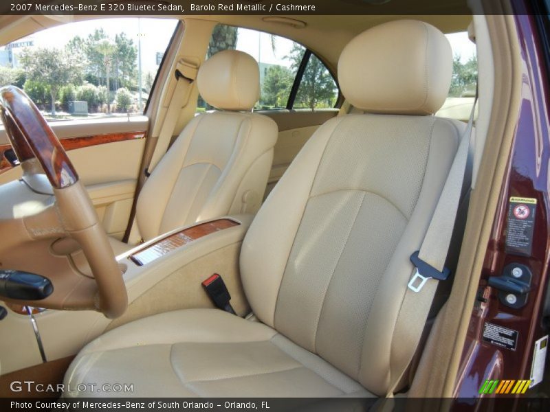 Barolo Red Metallic / Cashmere 2007 Mercedes-Benz E 320 Bluetec Sedan