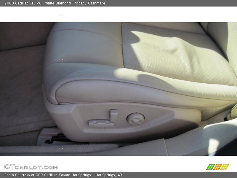 White Diamond Tricoat / Cashmere 2008 Cadillac STS V6