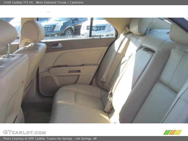 White Diamond Tricoat / Cashmere 2008 Cadillac STS V6