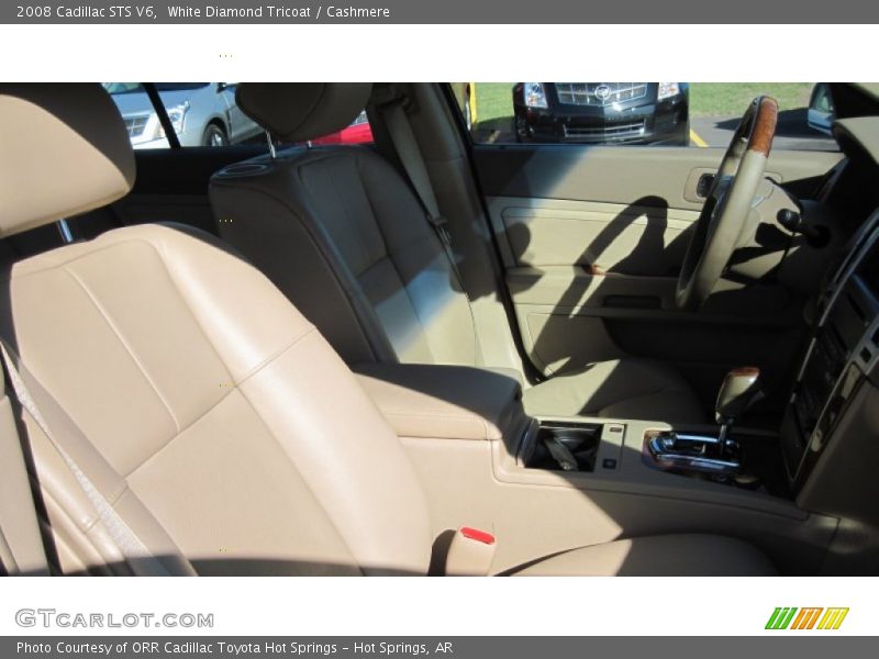 White Diamond Tricoat / Cashmere 2008 Cadillac STS V6