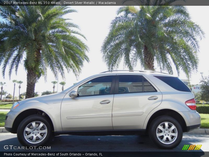 Desert Silver Metallic / Macadamia 2007 Mercedes-Benz ML 350 4Matic