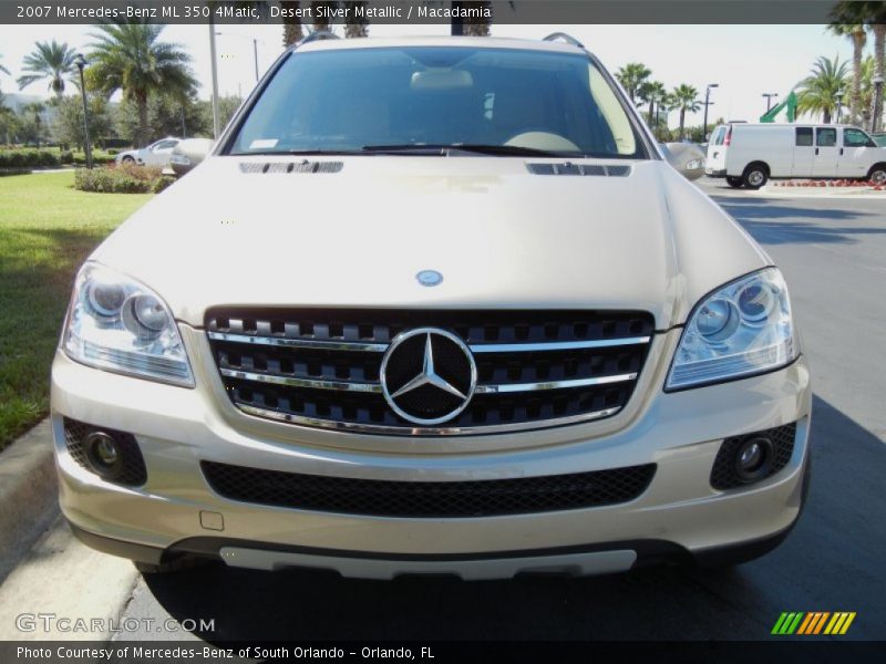 Desert Silver Metallic / Macadamia 2007 Mercedes-Benz ML 350 4Matic