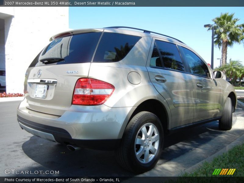 Desert Silver Metallic / Macadamia 2007 Mercedes-Benz ML 350 4Matic