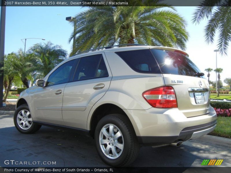 Desert Silver Metallic / Macadamia 2007 Mercedes-Benz ML 350 4Matic