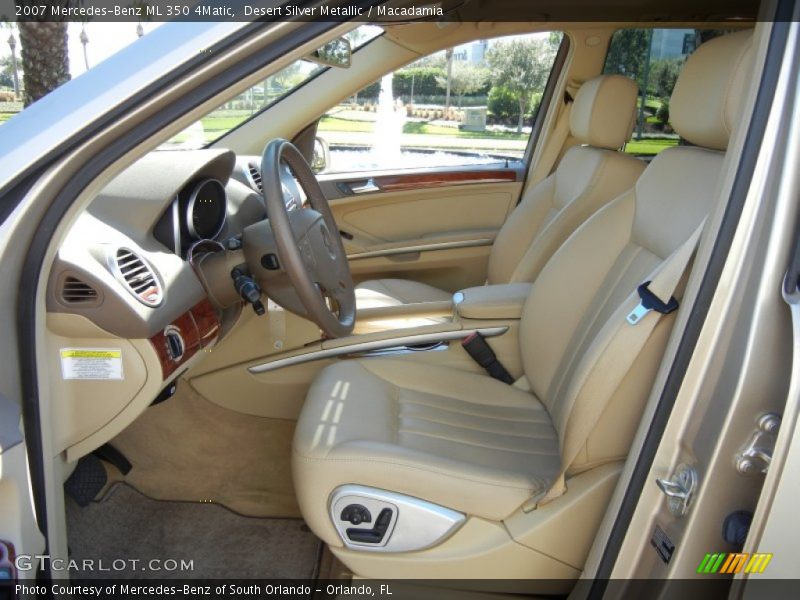 Desert Silver Metallic / Macadamia 2007 Mercedes-Benz ML 350 4Matic