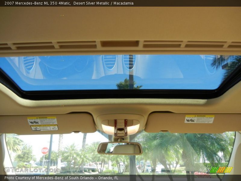 Desert Silver Metallic / Macadamia 2007 Mercedes-Benz ML 350 4Matic