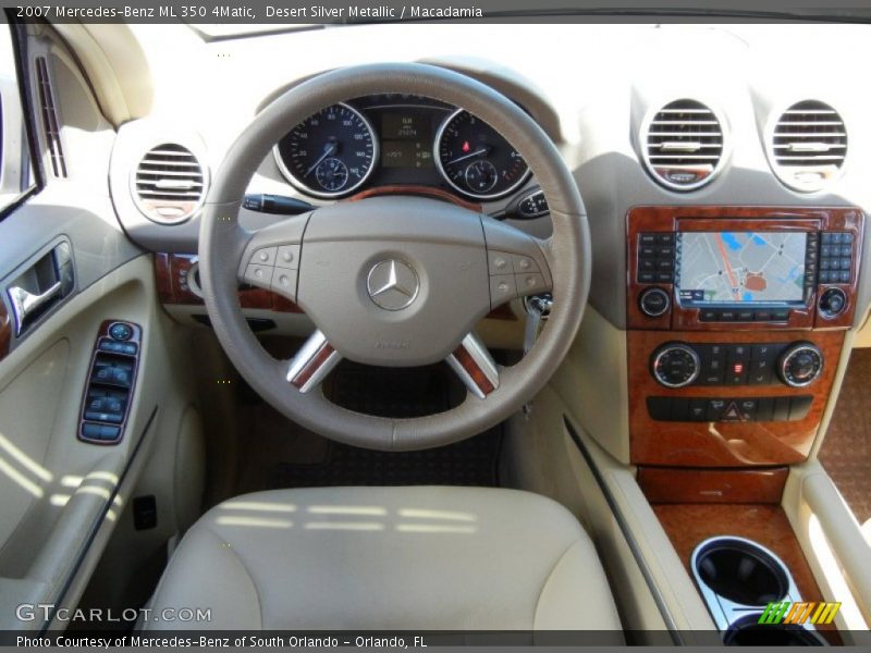 Desert Silver Metallic / Macadamia 2007 Mercedes-Benz ML 350 4Matic