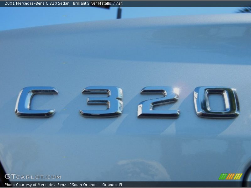 Brilliant Silver Metallic / Ash 2001 Mercedes-Benz C 320 Sedan