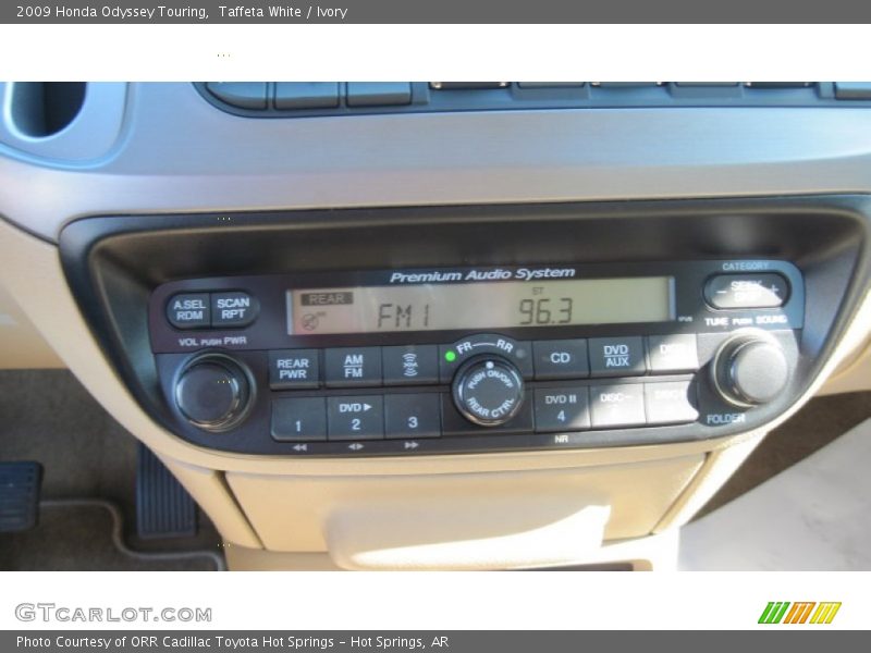 Controls of 2009 Odyssey Touring