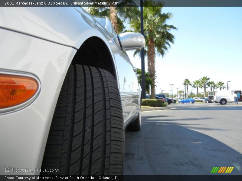 Brilliant Silver Metallic / Ash 2001 Mercedes-Benz C 320 Sedan