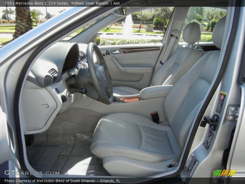 Brilliant Silver Metallic / Ash 2001 Mercedes-Benz C 320 Sedan