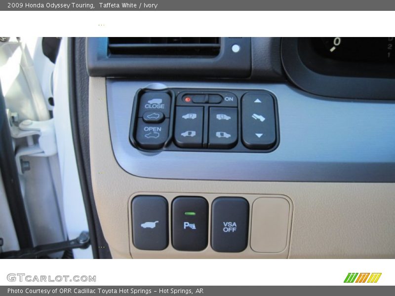 Controls of 2009 Odyssey Touring