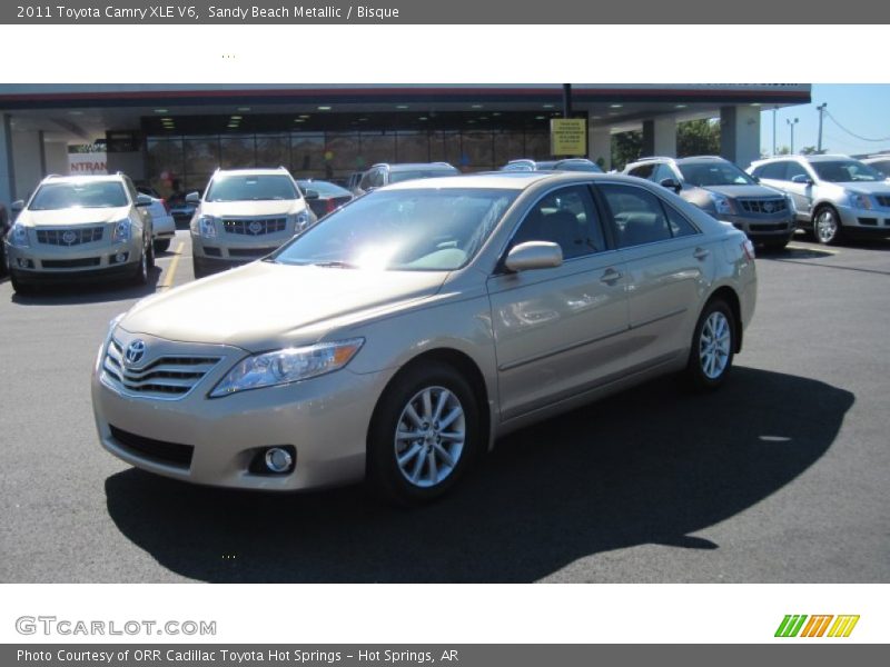 Sandy Beach Metallic / Bisque 2011 Toyota Camry XLE V6