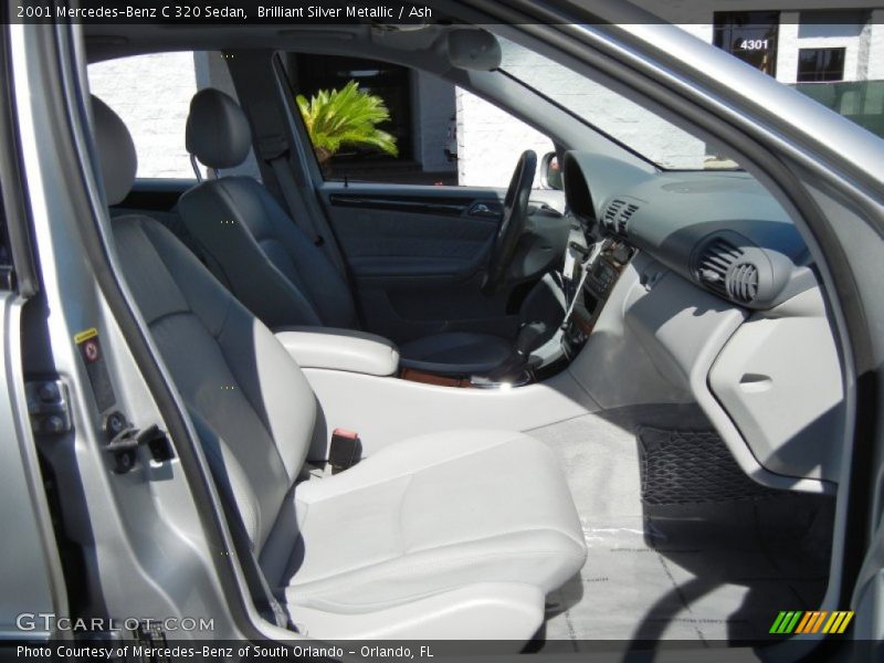 Brilliant Silver Metallic / Ash 2001 Mercedes-Benz C 320 Sedan