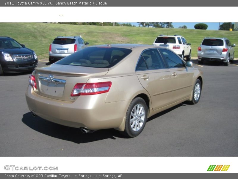 Sandy Beach Metallic / Bisque 2011 Toyota Camry XLE V6