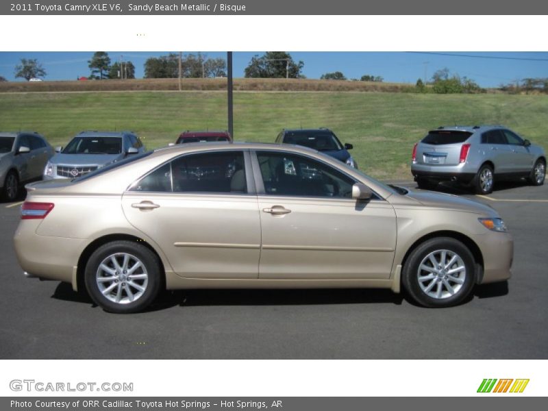 Sandy Beach Metallic / Bisque 2011 Toyota Camry XLE V6