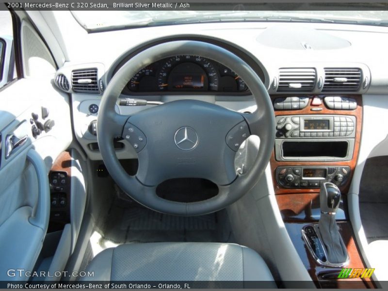 Brilliant Silver Metallic / Ash 2001 Mercedes-Benz C 320 Sedan