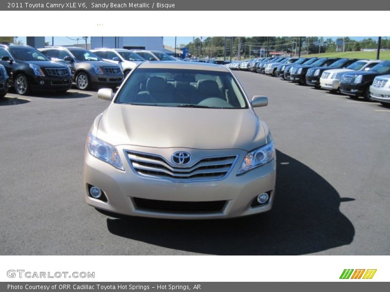 Sandy Beach Metallic / Bisque 2011 Toyota Camry XLE V6