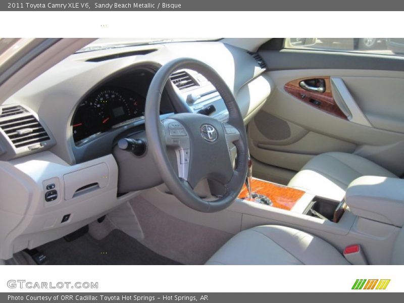 Sandy Beach Metallic / Bisque 2011 Toyota Camry XLE V6