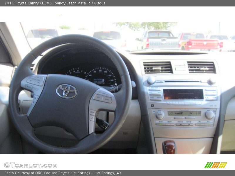 Sandy Beach Metallic / Bisque 2011 Toyota Camry XLE V6
