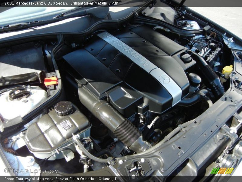 Brilliant Silver Metallic / Ash 2001 Mercedes-Benz C 320 Sedan