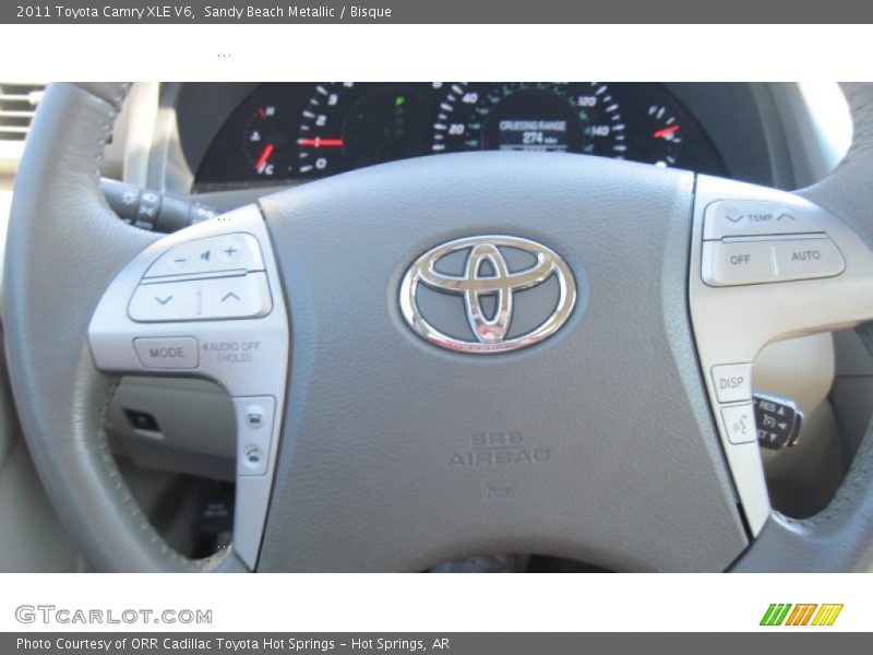 Sandy Beach Metallic / Bisque 2011 Toyota Camry XLE V6