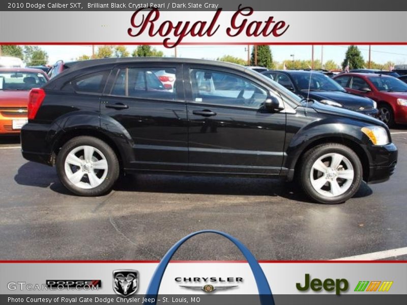 Brilliant Black Crystal Pearl / Dark Slate Gray 2010 Dodge Caliber SXT