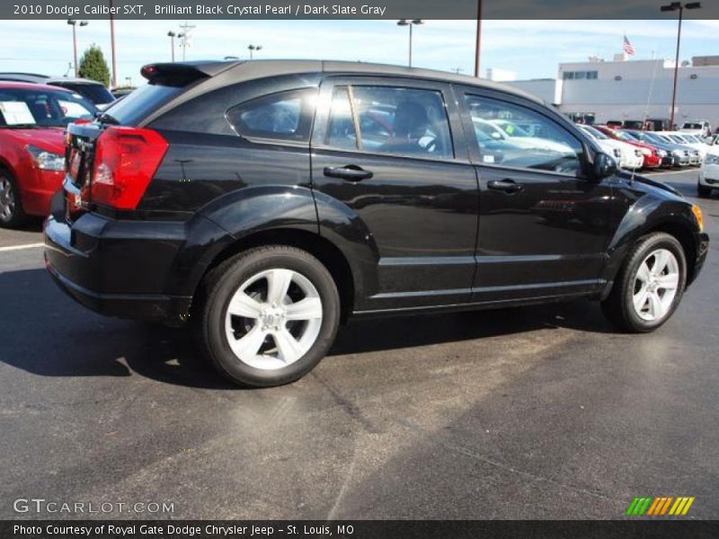 Brilliant Black Crystal Pearl / Dark Slate Gray 2010 Dodge Caliber SXT