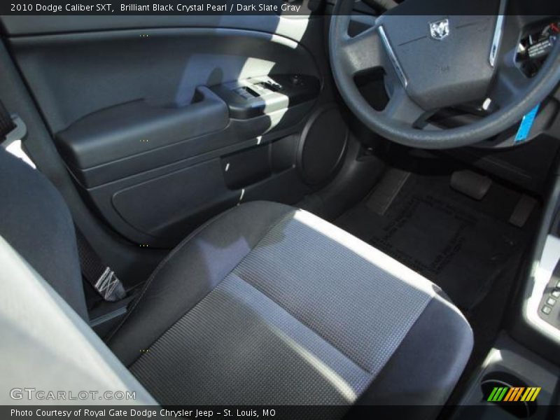 Brilliant Black Crystal Pearl / Dark Slate Gray 2010 Dodge Caliber SXT
