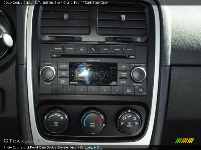 Brilliant Black Crystal Pearl / Dark Slate Gray 2010 Dodge Caliber SXT