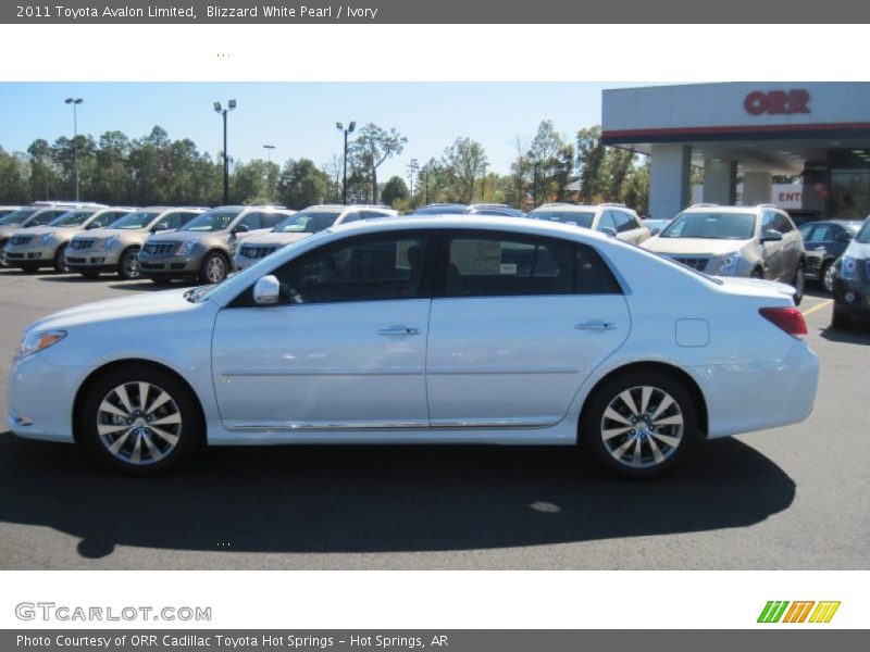 Blizzard White Pearl / Ivory 2011 Toyota Avalon Limited