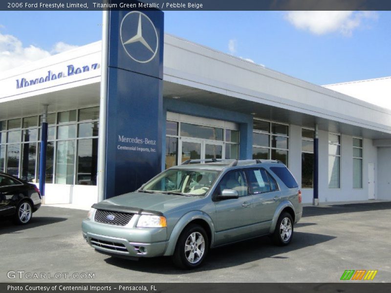 Titanium Green Metallic / Pebble Beige 2006 Ford Freestyle Limited