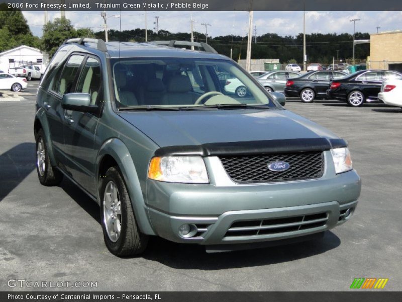 Titanium Green Metallic / Pebble Beige 2006 Ford Freestyle Limited