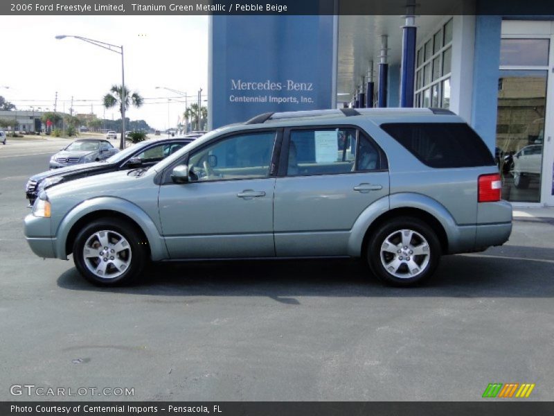 Titanium Green Metallic / Pebble Beige 2006 Ford Freestyle Limited