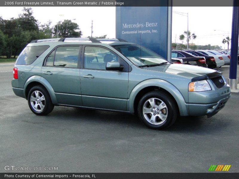 Titanium Green Metallic / Pebble Beige 2006 Ford Freestyle Limited