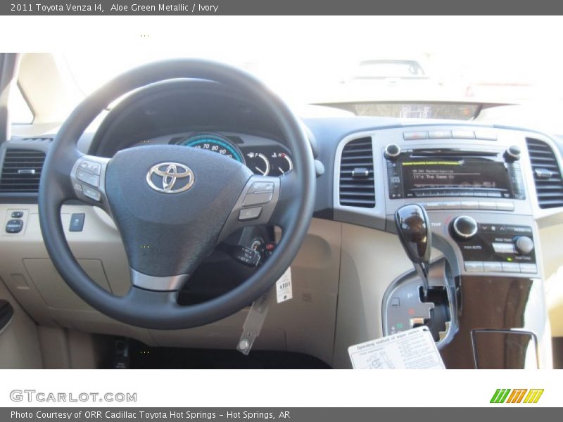 Aloe Green Metallic / Ivory 2011 Toyota Venza I4
