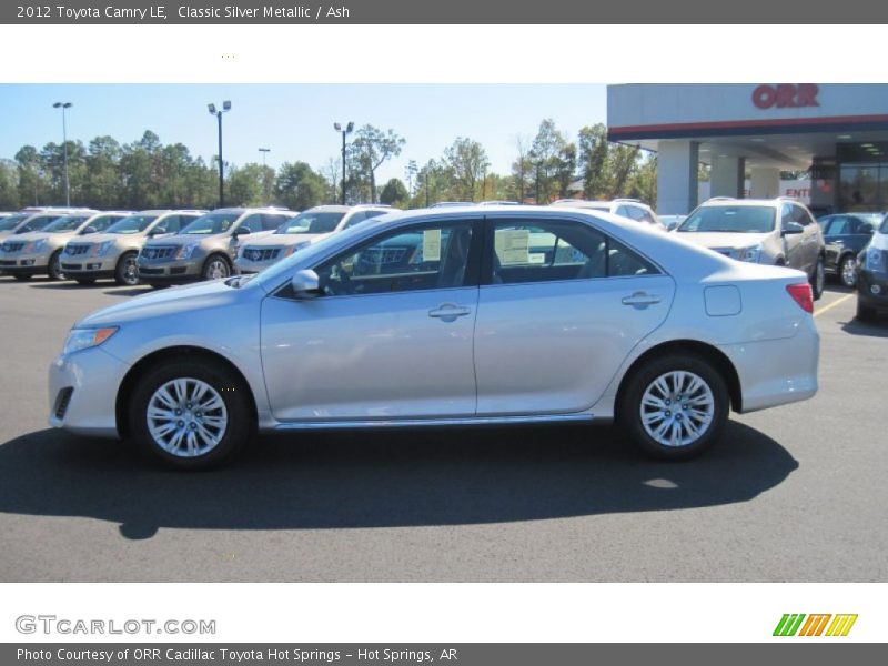 Classic Silver Metallic / Ash 2012 Toyota Camry LE