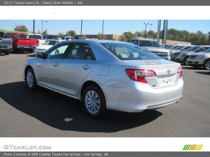 Classic Silver Metallic / Ash 2012 Toyota Camry LE