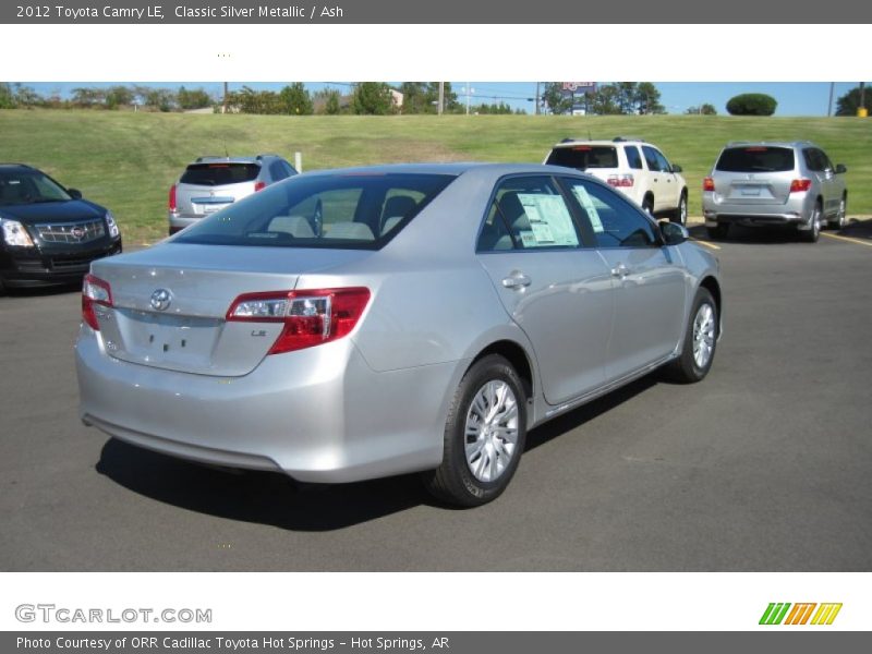 Classic Silver Metallic / Ash 2012 Toyota Camry LE